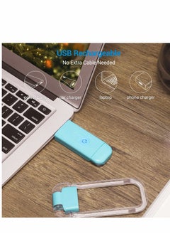 KASTWAVE Book Reading Light, USB Rechargeable Books for in Bed, Blue Blocking, 2 Brightness Levels, LED Clip On Lights with Kids Eye Protection  - Image 2