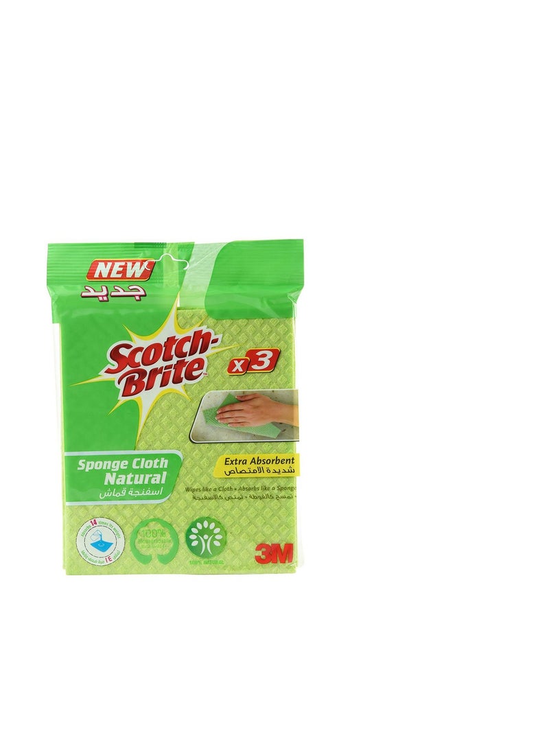 3M 3M Scotch-Brite Sponge Cloth Naturals TR420