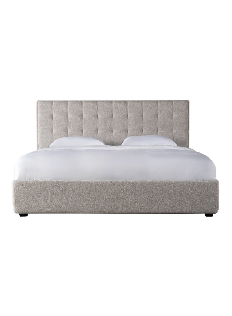 Generic Upholstered King Bed Frame – 200x200 cm  - Image 1