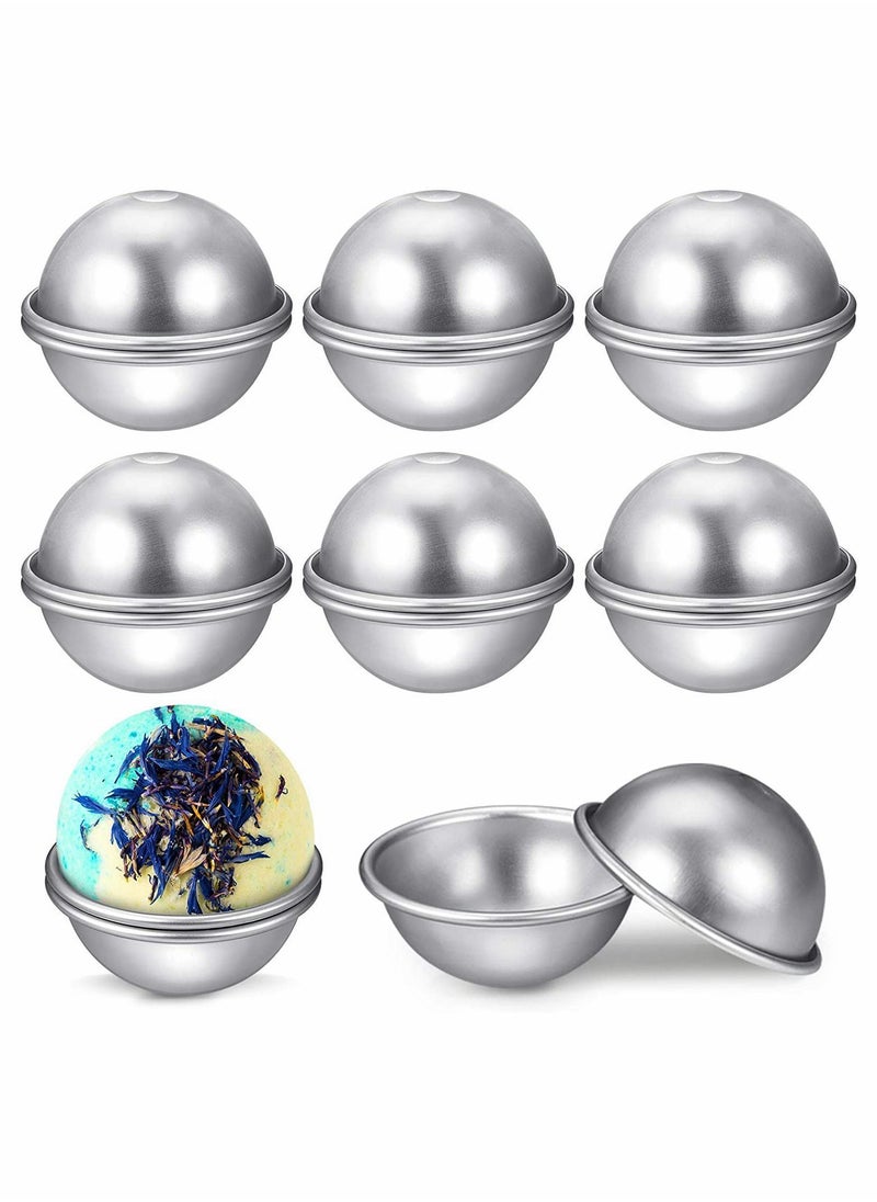 NIBEMINENT Bath Bomb Molds DIY Metal Crafting Mold, Making Supplies for Crafts Making, Gifts Your Own Fizzles, 1.97 Inch/5 cm in Diameter, 8 Pieces  - Image 1