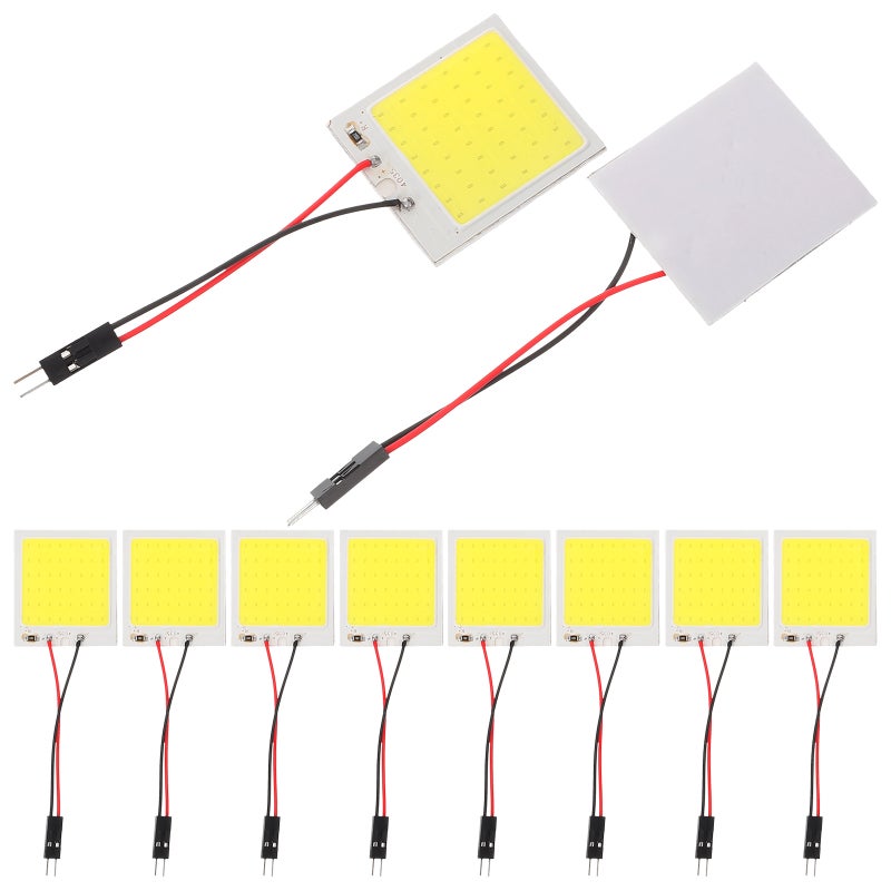 🏠 مجموعة 20 ضوء لوحي LED داخلي للسيارة إضاءة صفراء ساطعة - Image 5