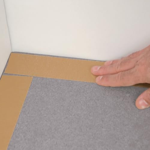 ROBERTS 50-565 Roll of Double-Sided Acrylic Carpet Adhesive Strip-Tape, 3" x 164' , Beige - Image 3