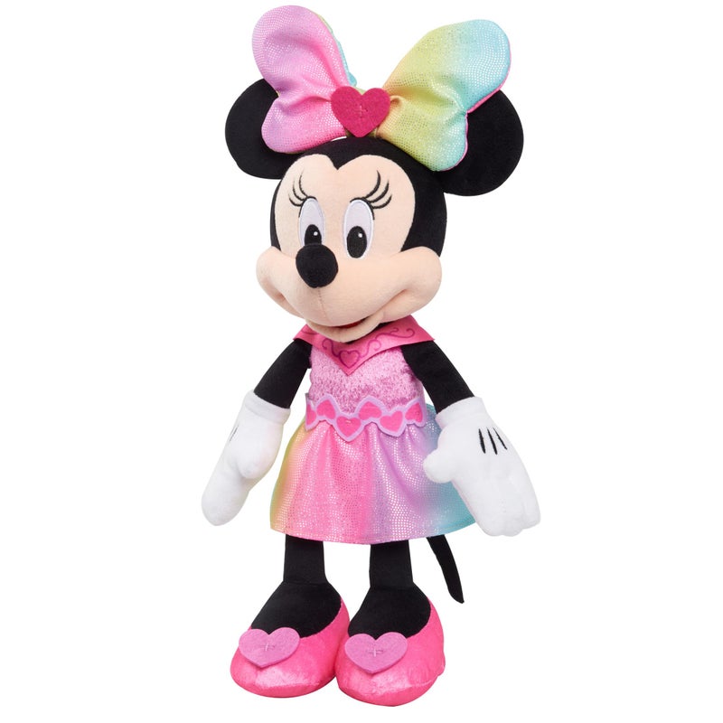 Minnie Disney Junior Minnie Mouse Sparkle and Sing 13-inch Feature Plush with Lights and Sounds, Officially Licensed Kids Toys for Ages 3 Up by Just Play - Image 4
