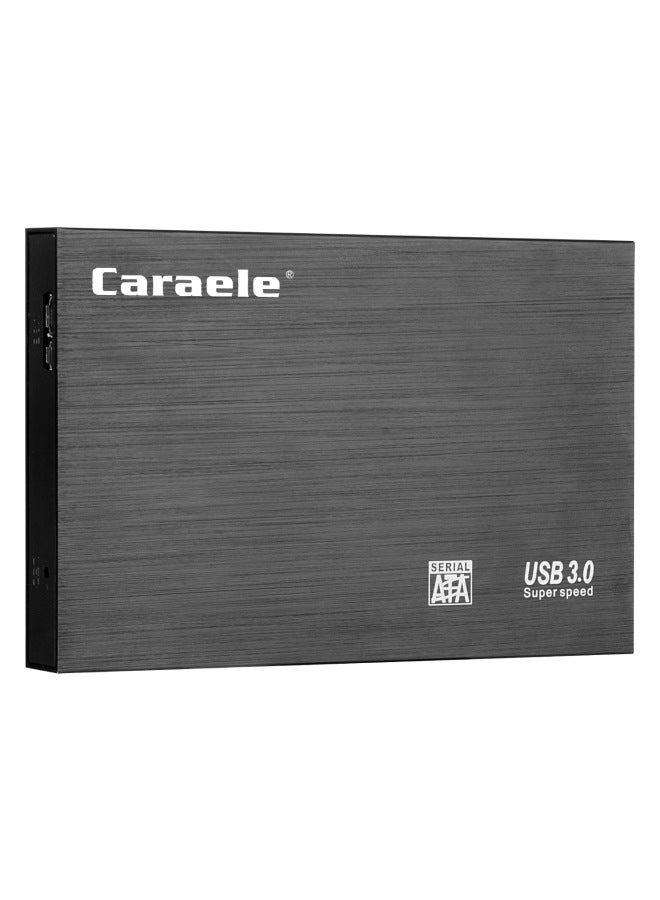 محرك الأقراص الصلبة المحمول Caraele Original Goods USB3.0 500GB 1 تيرابايت 2 تيرابايت 4 تيرابايت 8 تيرابايت 16 تيرابايت-السعة: 4 تيرابايت-الواجهة: أسود - Image 2