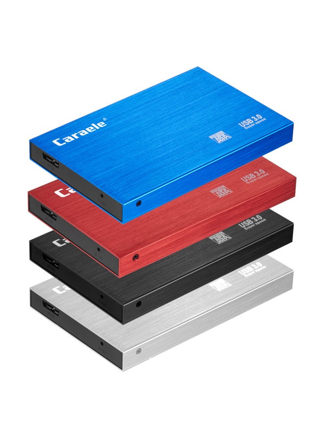 محرك الأقراص الصلبة المحمول Caraele Original Goods USB3.0 500GB 1 تيرابايت 2 تيرابايت 4 تيرابايت 8 تيرابايت 16 تيرابايت-السعة: 4 تيرابايت-الواجهة: أسود - Image 1