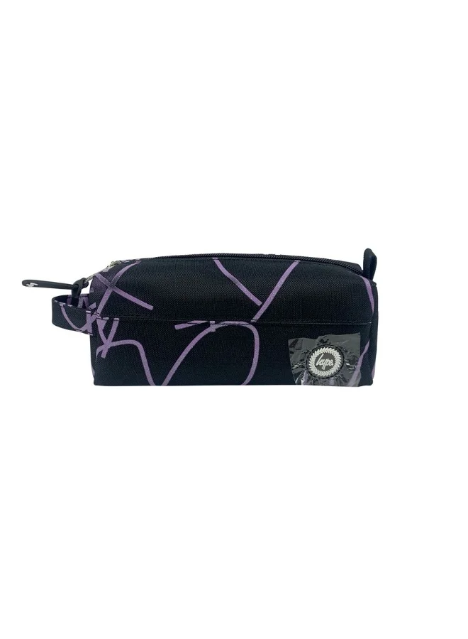 چاست هايب Original Pencil Pouch - Purple Glitter Scribble Heart