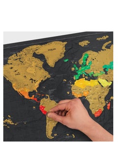 Cool Baby COOLBABY Poster Scratch-Off World Map Decal Luxury Scratch-Off Travel Map Designed For Travelers 82x60 cm  - Image 3