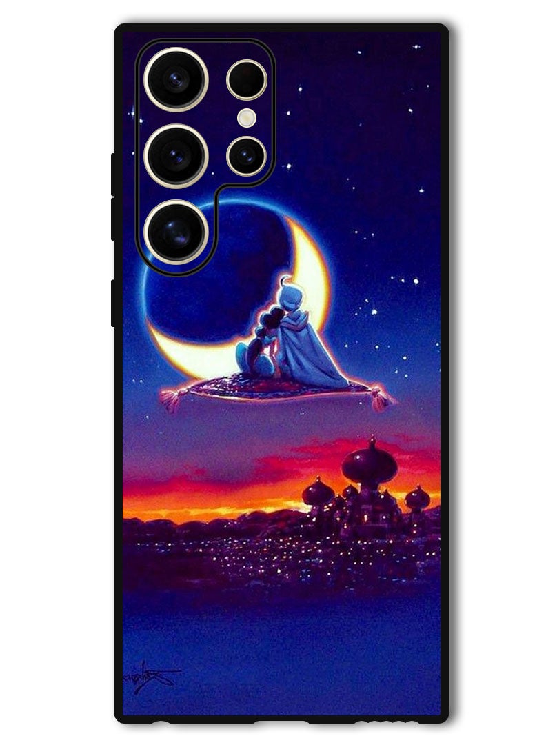 Theodor Protective Case Anti Scratch Shock Proof Bumper Cover For Samsung Galaxy S24 Ultra Animation Aladdin - Image 1