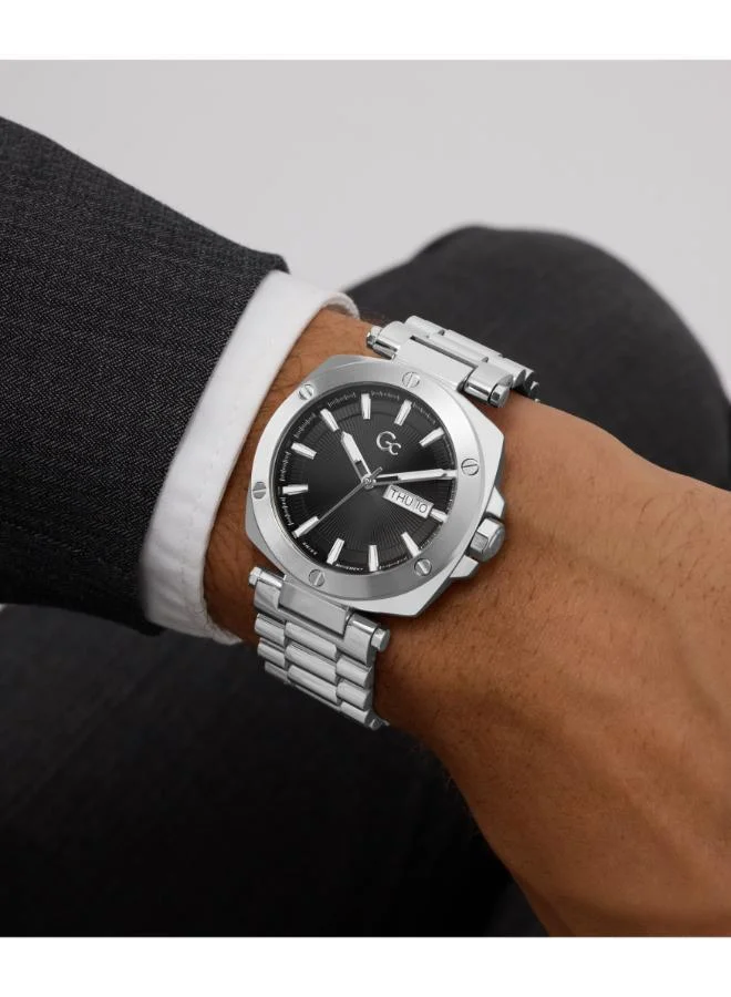 Gc Nobilis Metal Analogue Watch