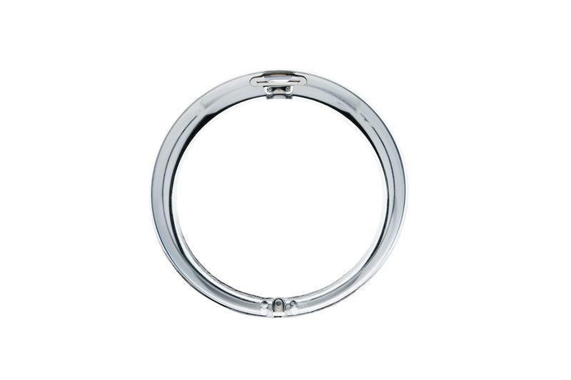 Omix-Ada | 12419.02 | Headlight Bezel Kit, Chrome | OE Reference: 649518 | Fits 1953-1971 Jeep CJ3B / CJ5 / CJ6 - Image 2