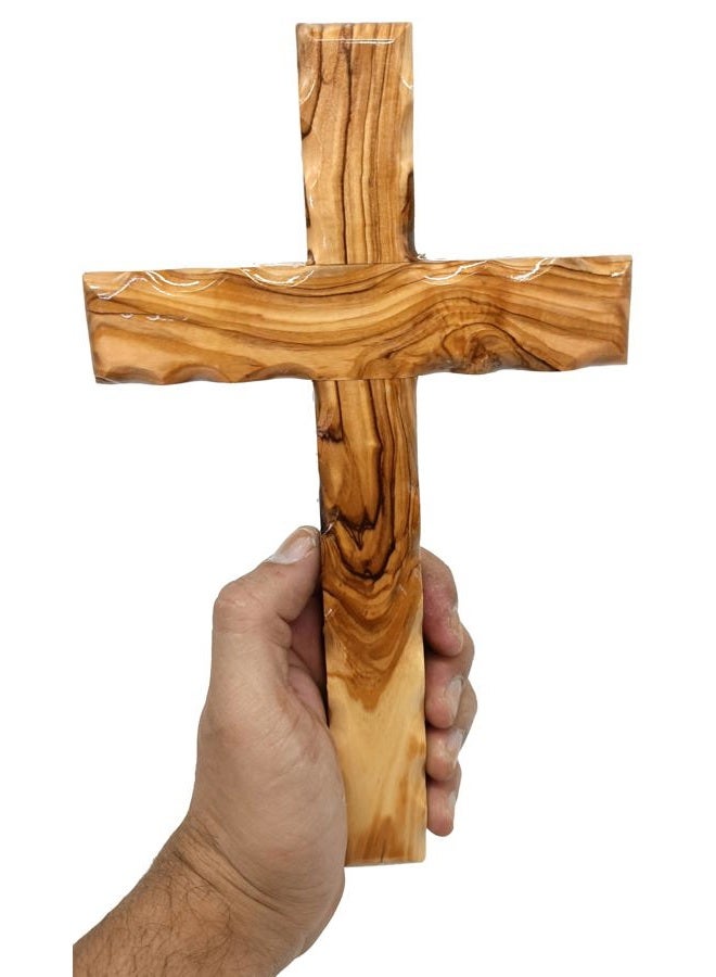 Zuluf Wall Hanging Olivewood Cross 25cm Wall Cross Christian Holy Gift (Ow-Crs-050) - Image 1