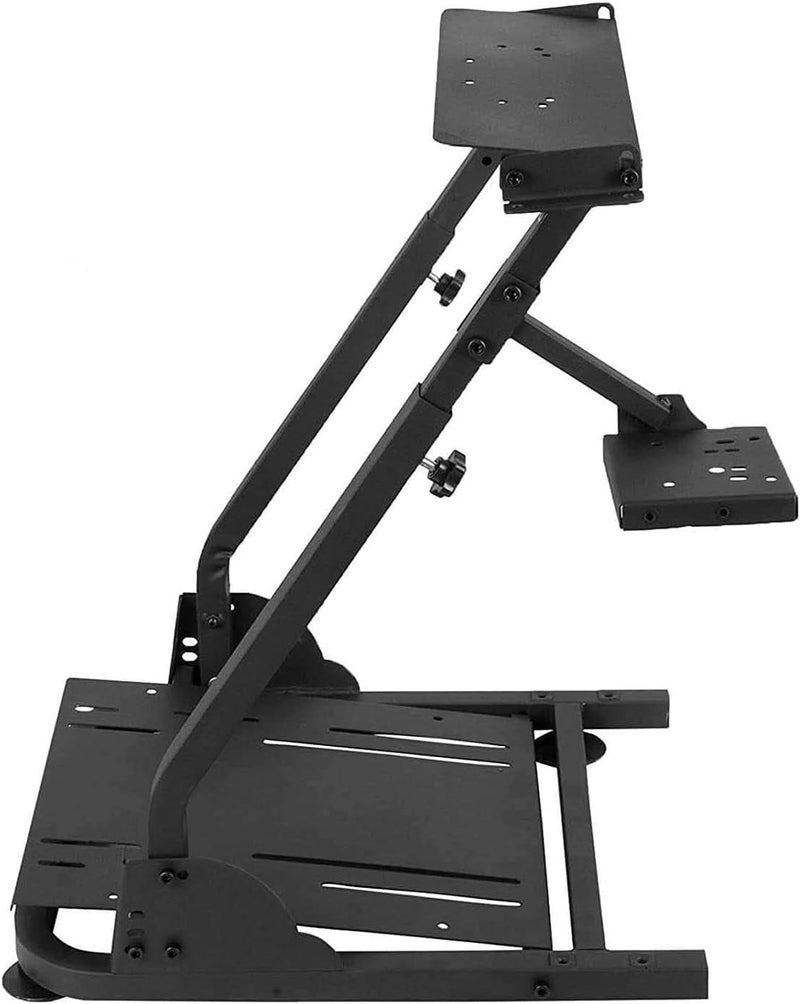 JUSTADIL Racing Steering Wheel Stand for Logitech G920/G25/G27/G29 Wheel, Driving Gaming Simulator Racing Rig, Not Including Pedal & Shifters (Black) - Image 2