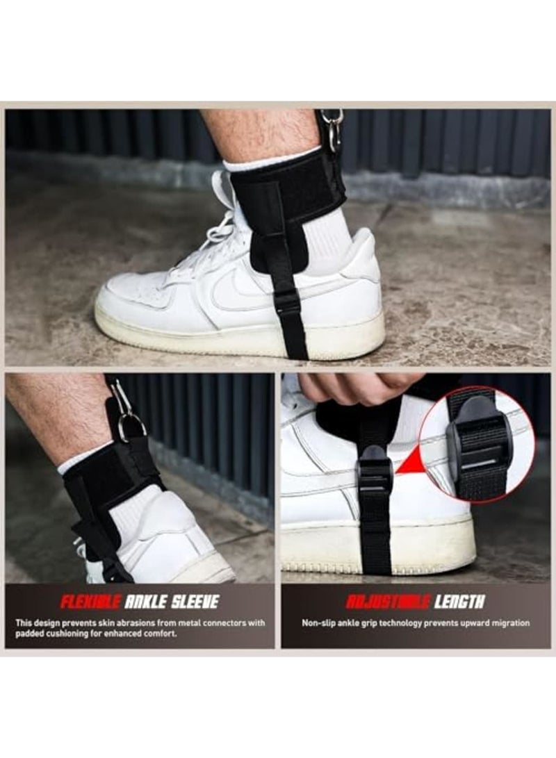 SYOSI Vertical Jump Trainer with Adjustable Ankle Strap & Belt - Leg Resistance Bands for Basketball, Football, Volleyball Training - Horizontal Workout Equipment for Explosive Jumps and Enhanced Strength - Image 3