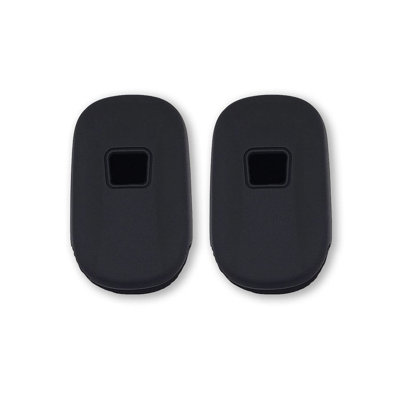Autobase Silicone Key Fob Cover for 2022 2023 2024 2025 2026 Honda Civic Accord HR-V CR-V Pilot Sport SI EX EX-L Touring | 2026 Car Accessory | Key Protection Case - 2 Pcs (Black) - Image 5