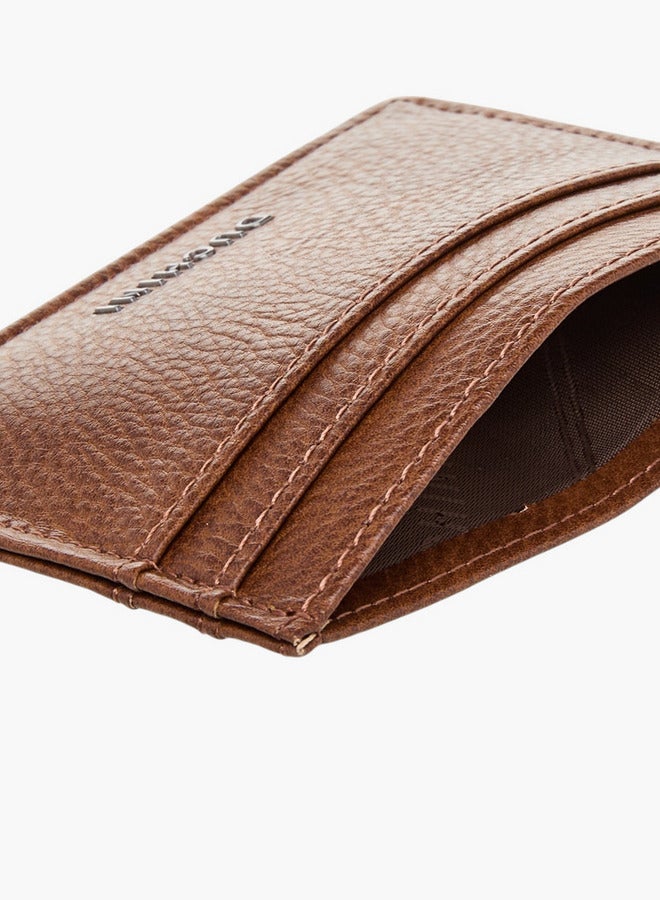 DUCHINI Men's Textured Cardholder with Open Top  - Image 3