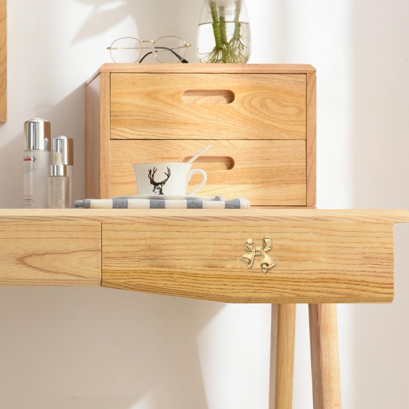 Brass Bowknot Cabinet Handles And Drawer Knobs For Kitchen Dresser Cupboard Hardware - Image 4