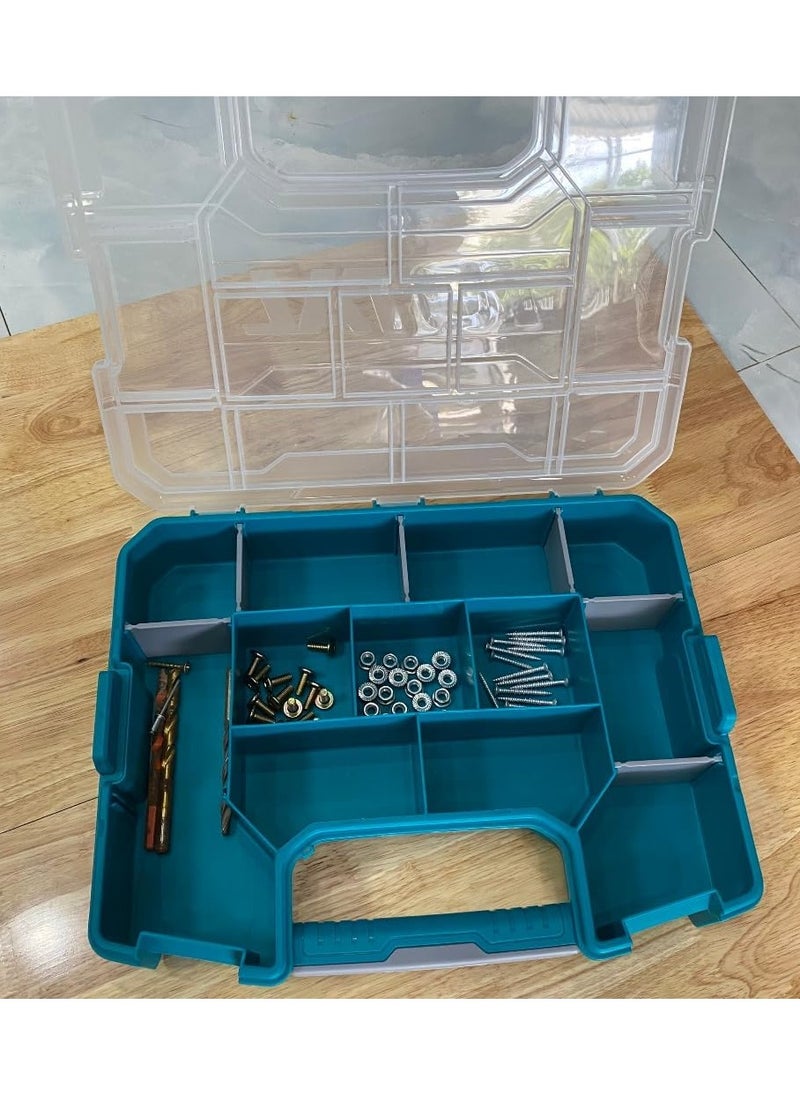 Total Tools - TOTAL Plastic Tool Case Storage Organizer 15 Inch TPBX1151 - Image 1