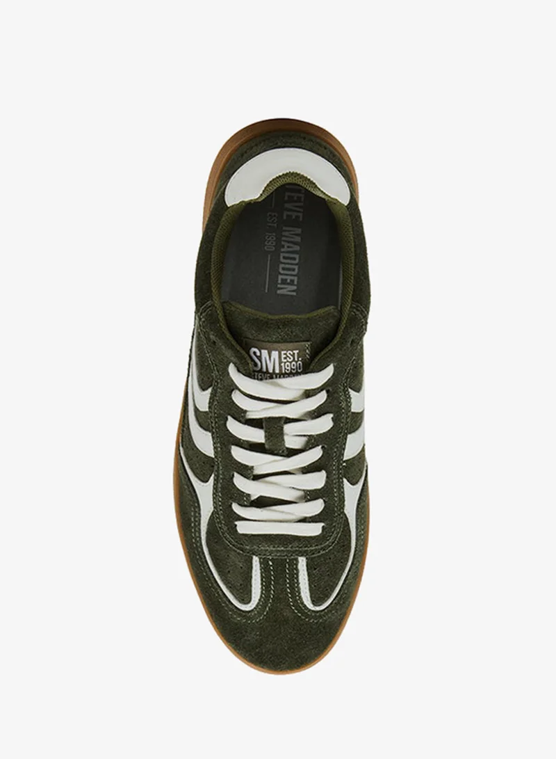 Steve Madden Carson Olive Men's Low-Top Sneakers