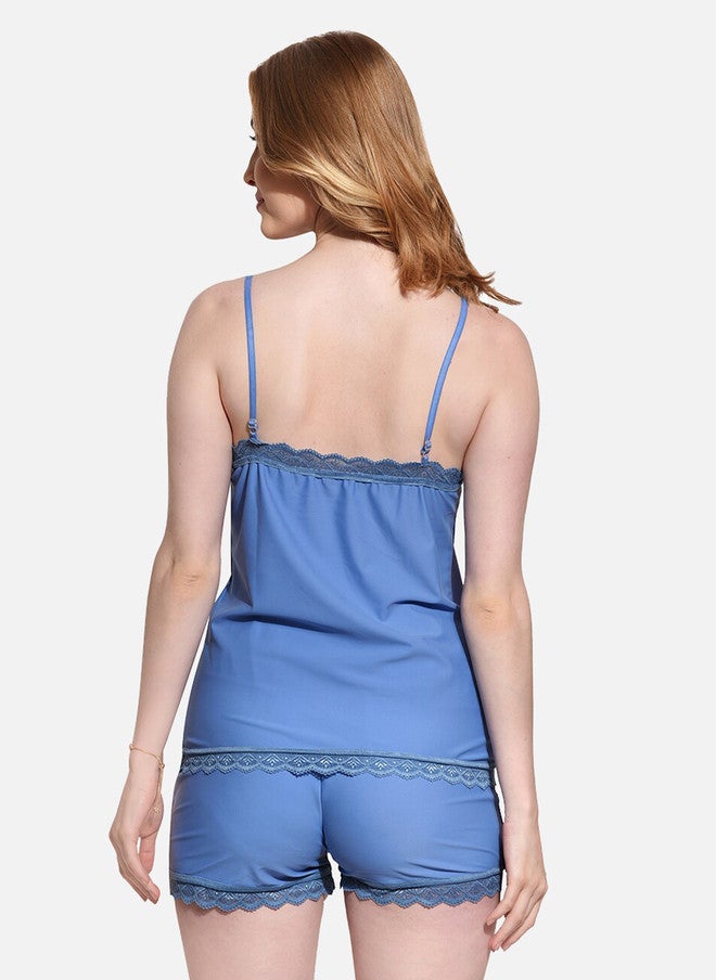 FIMS Pack Of 2 Night Suits - Cami Top and Shorts Set - Image 4