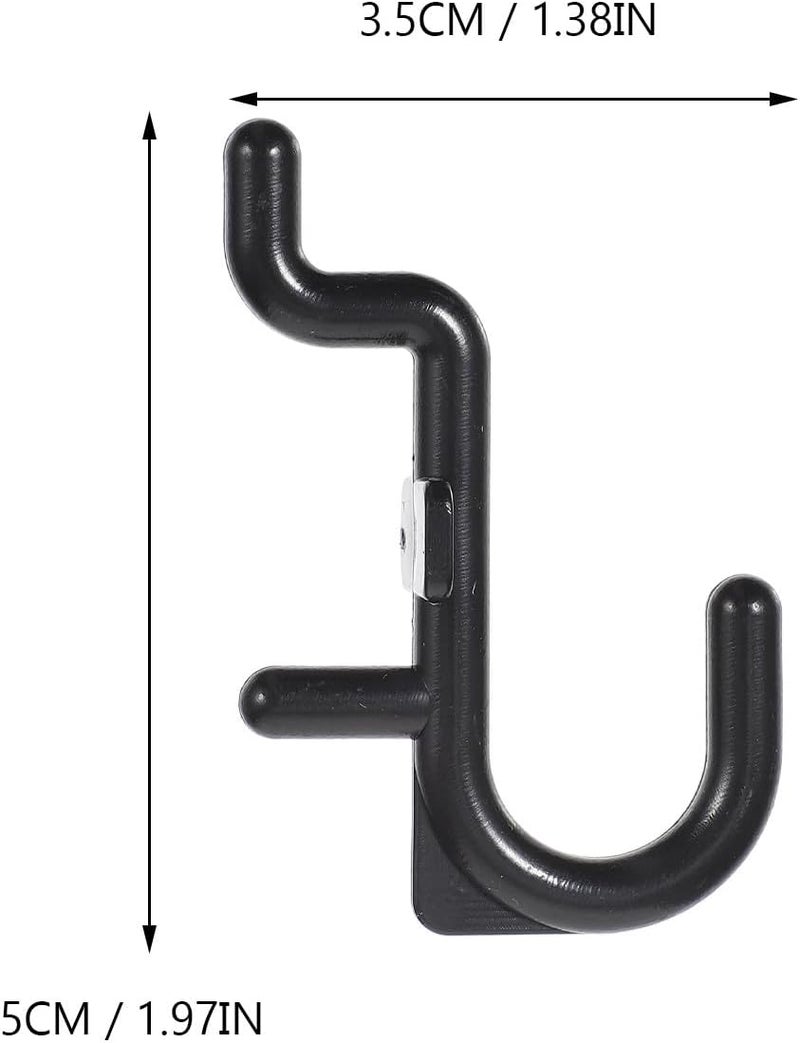 Garneck 100 Pcs J Shape Pegboard Hooks Metal Garage Storage Hooks for Workshop and Retail Organization - Image 2