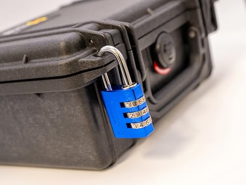 Abus قفل تركيبة غير TSA ABUS 145/30 للحقائب الصلبة، الأمتعة، قابل لإعادة الضبط، أسود - Image 3