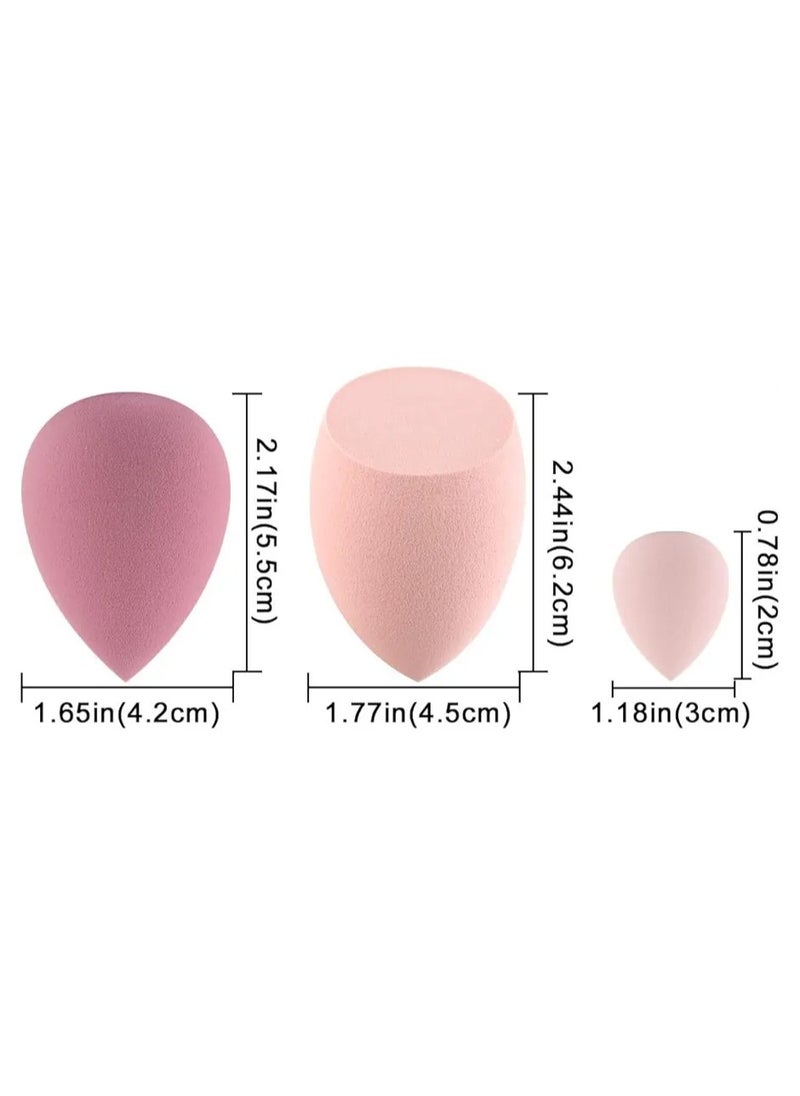 Generic Set of Makeup sponge 5 pieces various sizes  - Image 3