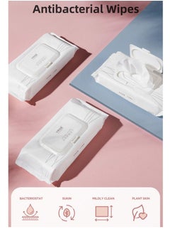 Be a better mom Ultra Soft Wet Wipes Toilet Sheets, Flushable Cotton Toilet Wet Wipes, Eco-Friendly Portable Pure Water Wet Wipes Sheets 180 Sheets/ 3 Pack  - Image 2