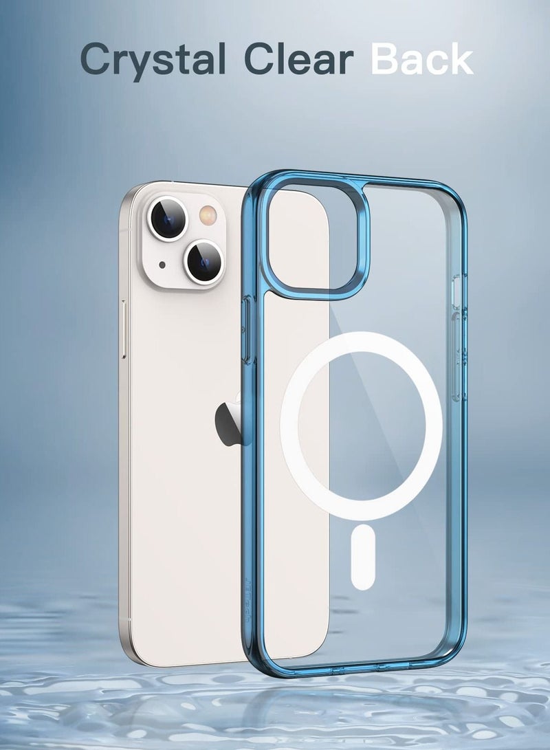 جي تيك جراب مغناطيسي لهاتف iPhone 13 mini متوافق مع الشحن اللاسلكي غطاء ممتص للصدمات مضاد للخدش - Image 2