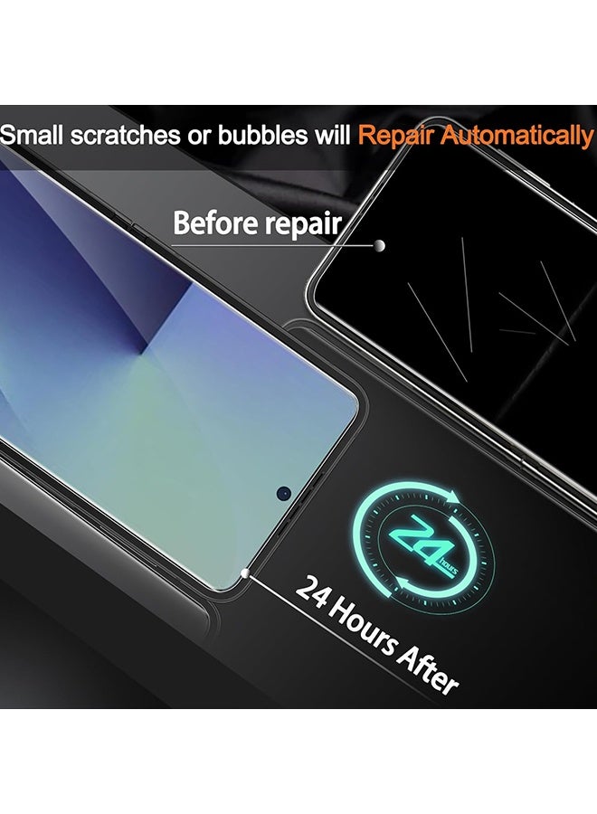 Wffo 8-in-1 - For Samsung Galaxy Z Flip 7 Case [with 360° Rotatable Ring Holder] - Transparent All-in-One Phone Case - Screen Protector / Camera Lens Protector / Screen Protector on the Back - TPU Drop Protection - Full Body Protection Shock Case - Transparent - Image 3