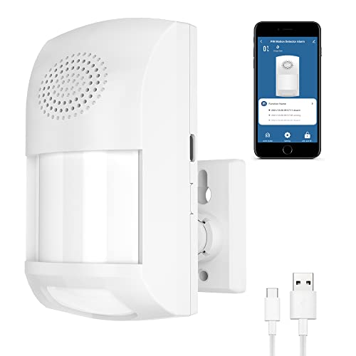 SENCKIT Smart Motion Sensor, WiFi Wireless Security Alarm, Home Security PIR Motion Detector with Free App Alerts, 110dB Sounder, 4 Alarm Modes, Compatible with Alexa, Siri - Image 1