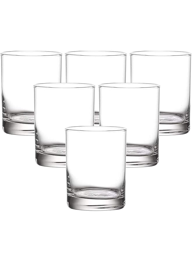 San Marino Juice Glass, Set Of 6, Clear, 175 Ml, B00406, Mocktail , Beverage , Water , Juice Glass (Small size)