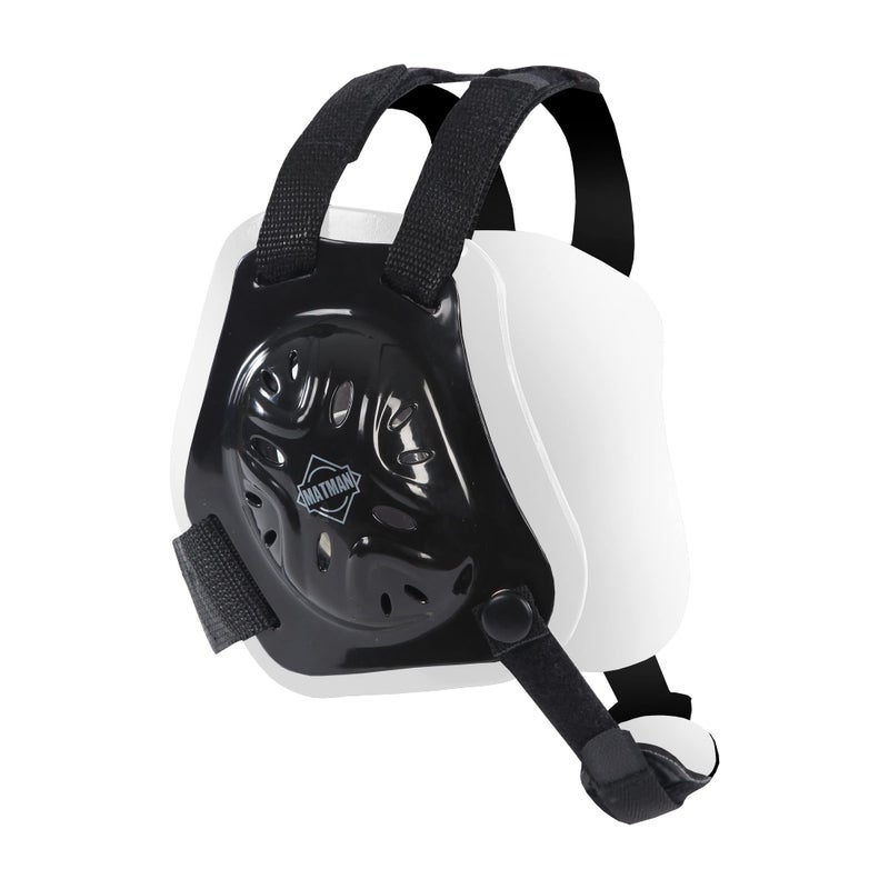 Matman Triforce Adult Wrestling Headgear – Men & Women’s Lightweight & Ergonomic Ear Guards for Wrestling, BJJ & MMA (Black/White) - Image 4