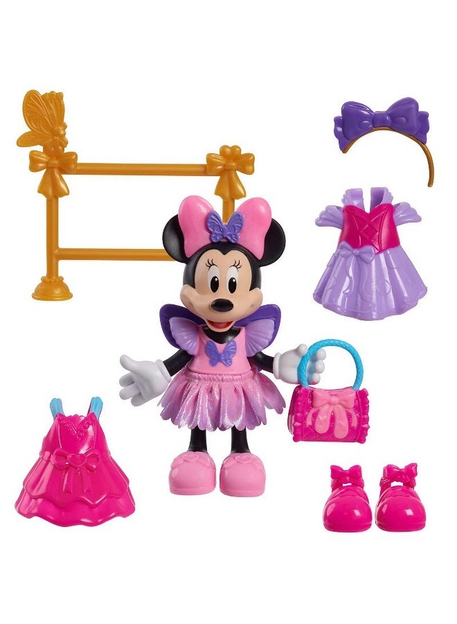Disney Junior Minnie Mouse Glitter And Glam Pet Fashion Set (15.24 cm) - Image 1