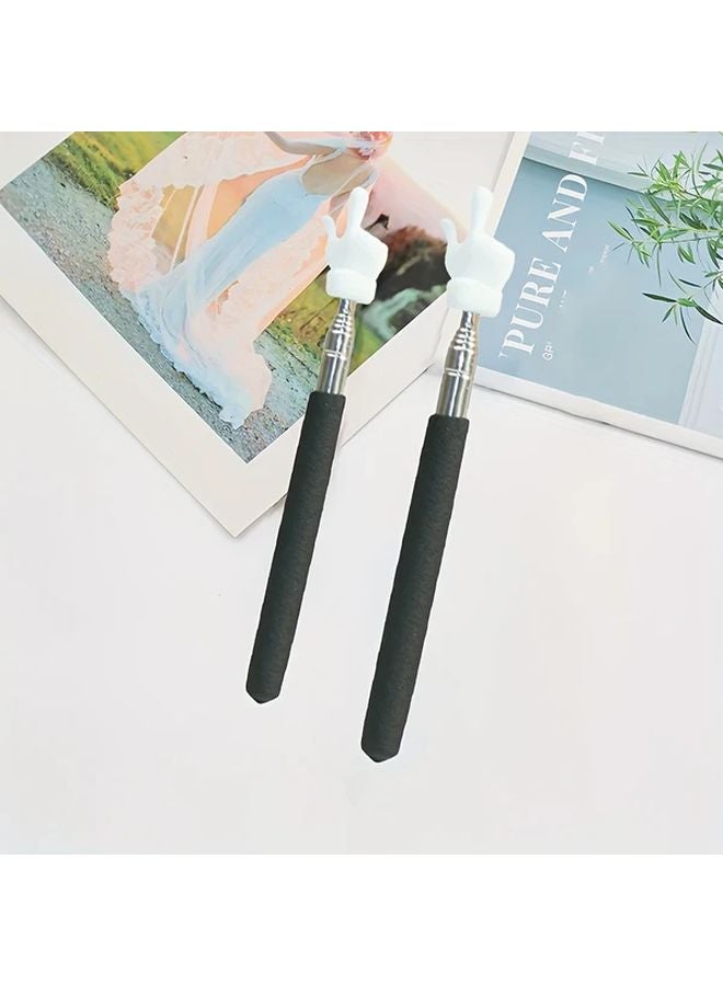 Adjustable Finger Pointer Stick Ergonomic Teaching Reading Rod Black - Image 5