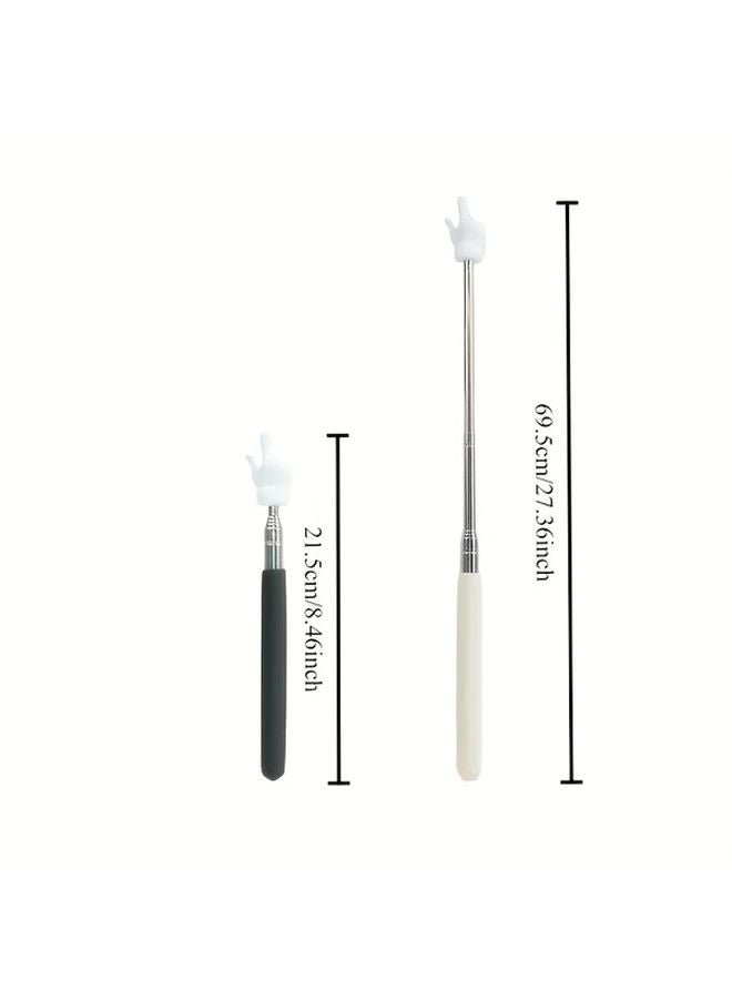 Adjustable Finger Pointer Stick Ergonomic Teaching Reading Rod Black - Image 4