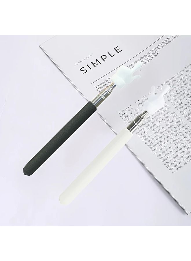 Adjustable Finger Pointer Stick Ergonomic Teaching Reading Rod Black - Image 3