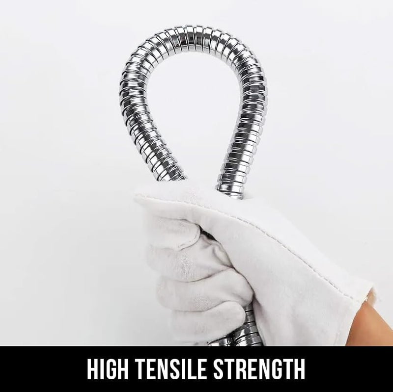 Specule Pull Out, 304 Grade Stainless Steel High Pressure Flexible Tube Shower Hose Pipe/Hand Shower Pipe/Health Faucet Tube Jet Spray Pipe, Works In High Pressure (Chrome) (1.5 Meter) - Image 5
