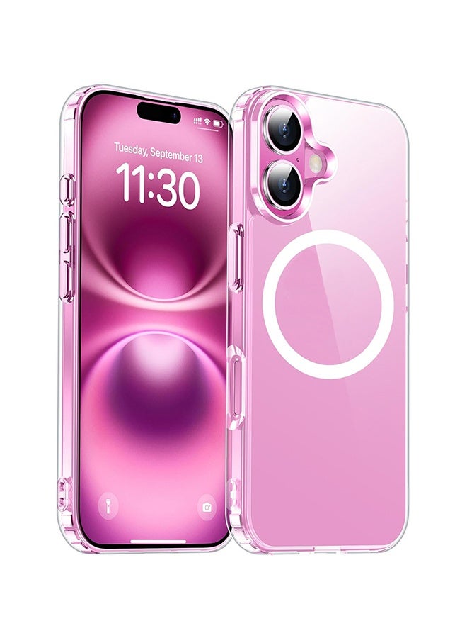 Magnetic Case suit for iPhone 16, [Compatible with Magsafe] [Not Yellowing] Slim Shockproof Phone Case for iPhone 16 (6.1")-Clear  - Image 1