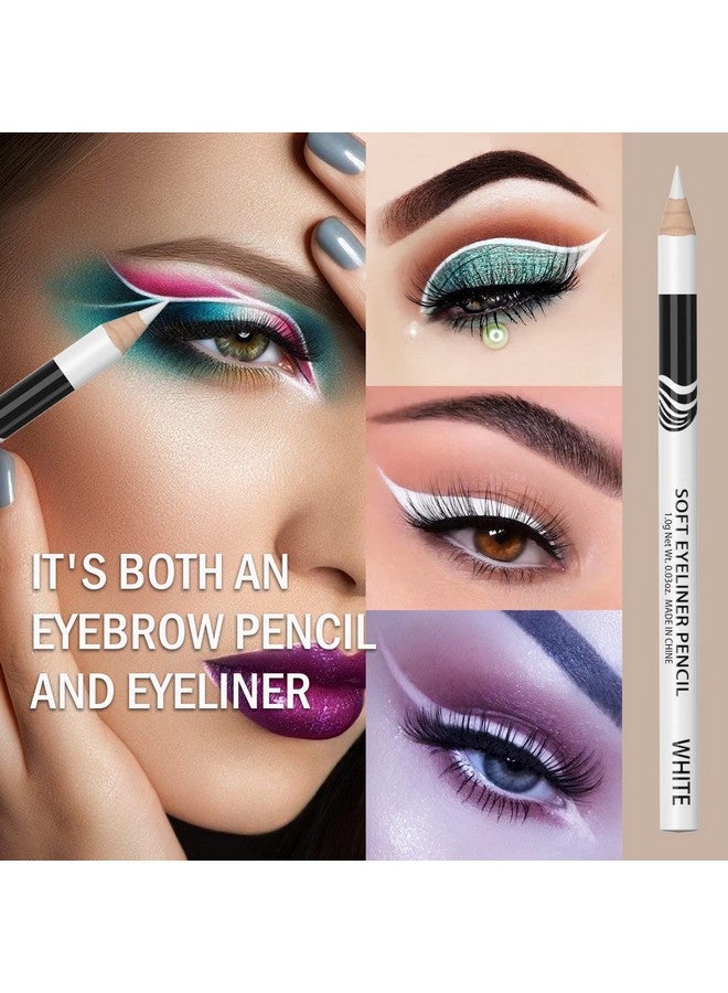 Kaiqikaixi 6Pcs Dark Brown Eyebrow Pencil Eyeliner Set Waterproof Eye Brow Pencil Easy To Coloromen Women Professional Eyebrow Pencil Smudge Proof Long Lasting Makeup Eye Liners - Image 5