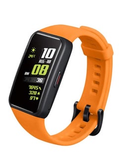 Generic Silicone Strap for Huawei Honor Band 6 Watch Replacement Bands Wrist Band for Huawei Band 6 Adjustable Watchbands/Orange 