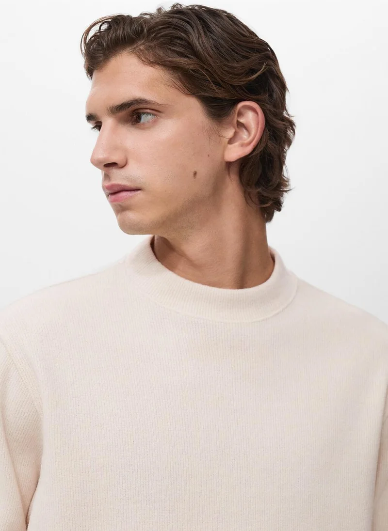 Mango Man Regular-fit knitted sweatshirt