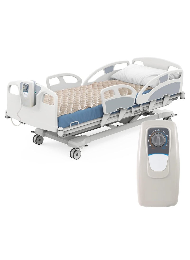Generic Anti Decubitus Bubble Mattress with Air Pump for Prevention of Bed Sores Massager  - Image 1