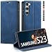 japezop Samsung Galaxy S23 5G Wallet Case with RFID Blocking Card Holder Kickstand MagneticLeather Flip Case Wallet for Samsung Galaxy S23 5G 61 InchBlue - Image 2