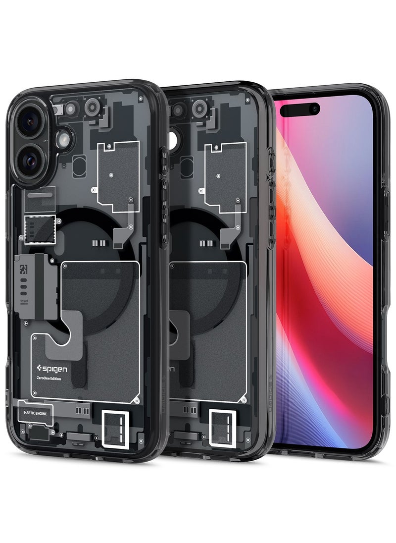 Spigen Ultra Hybrid MagFit for iPhone 16 Plus Case Cover with MagSafe (2024) - Zero One 