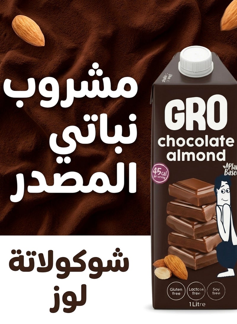GRO Almond Chocolate Milk - 1L - Image 3