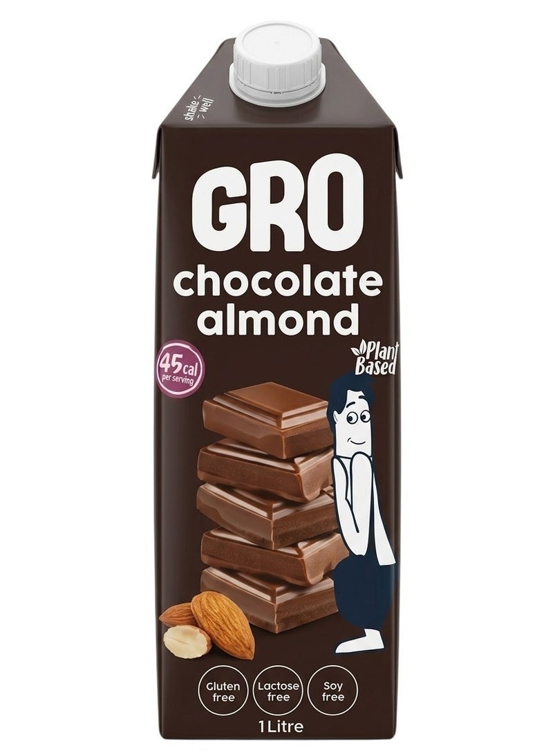 GRO Almond Chocolate Milk - 1L - Image 1