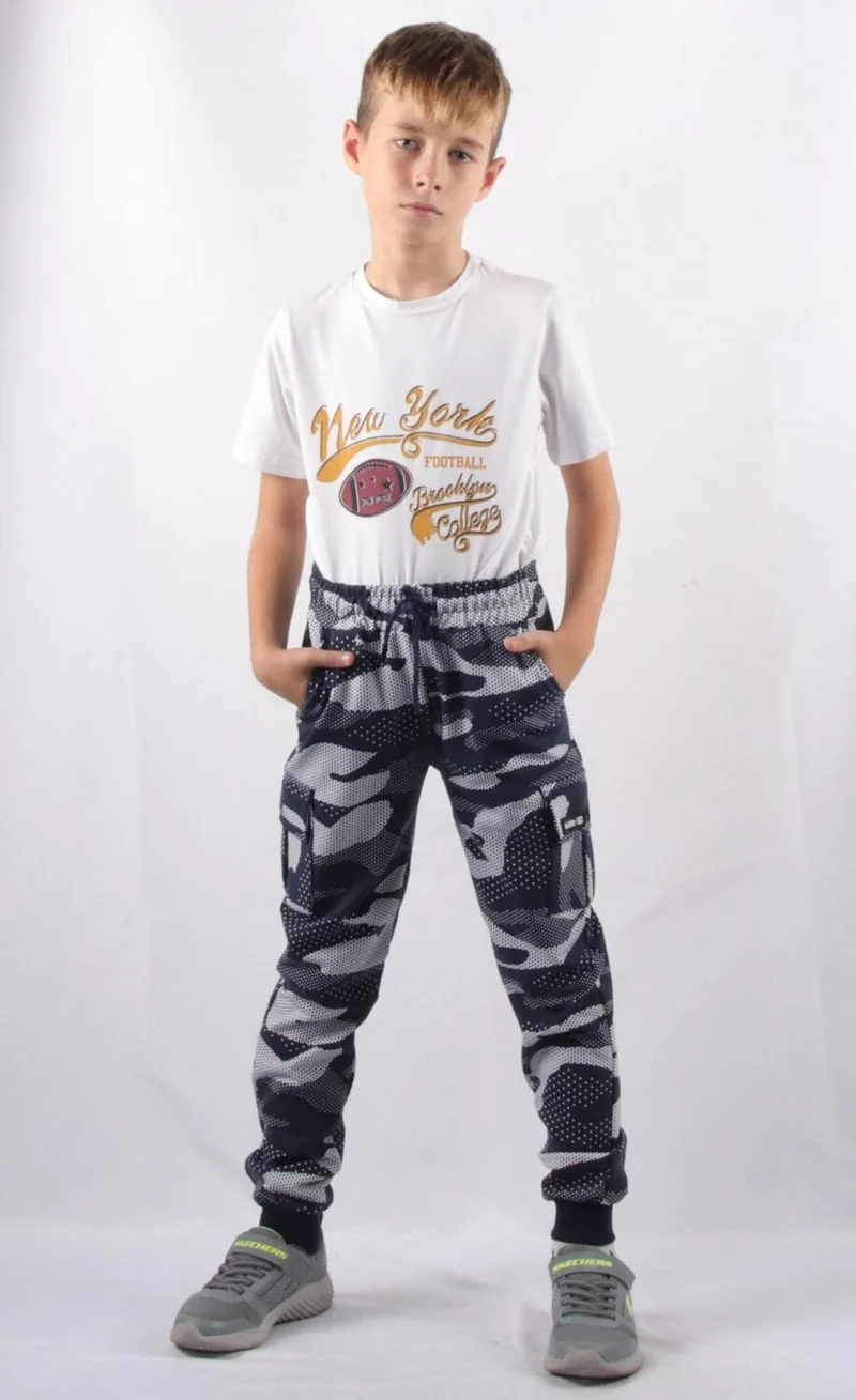 الكسندر جاردي Alexandergardi Cargo Pocket Camouflage Jogger Trousers (C21-72100)