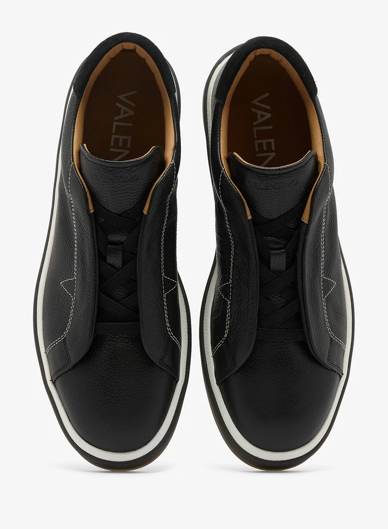 Valentino By Mario Valentino 550-BLACK Casual Low Top Sneakers for Men | Best Price UAE
