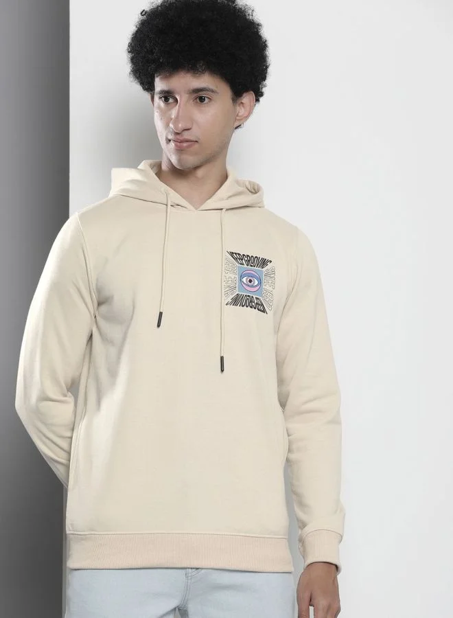 The Indian Garage Co Men Regular Fit Printed Round Neck Full Sleeves Sweatshirt