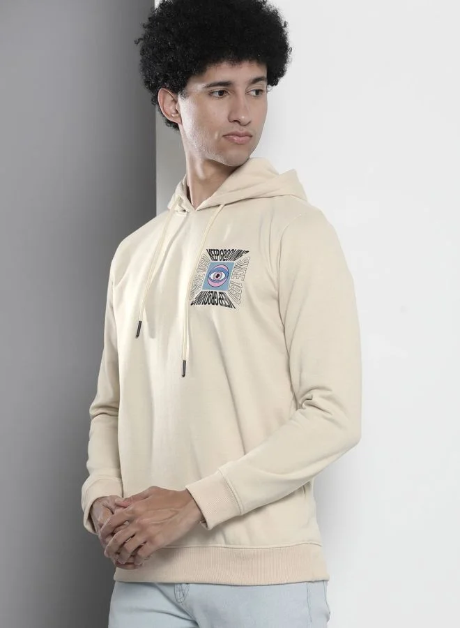The Indian Garage Co  The Indian Garage Co Men Regular Fit Printed Round Neck Full Sleeves Sweatshirt  | Best Price UAE